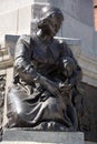 Details of monument of Paul de Chomedey, sieur de Maisonneuve