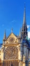 Details of Notre Dame de Paris Cathedral.France. Royalty Free Stock Photo