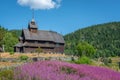 Eidsborg Stave Church in Telemark Norway Royalty Free Stock Photo