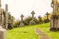 Details of old gothic cemetery, Scotland Royalty Free Stock Photo