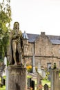 Details of old gothic cemetery, Scotland Royalty Free Stock Photo