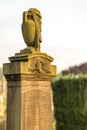 Details of old gothic cemetery, Scotland Royalty Free Stock Photo