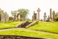 Details of old gothic cemetery, Scotland Royalty Free Stock Photo