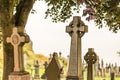 Details of old gothic cemetery, Scotland Royalty Free Stock Photo