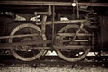 Details from an old steam train Royalty Free Stock Photo