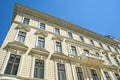 Details of old traditional building in Budapest city