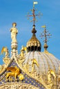 Details ornate Doge's Palace. Venice, Italy Royalty Free Stock Photo