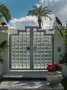 Details, Palm Springs residential architecture Royalty Free Stock Photo