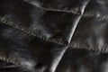 details and part of the jacket made of artificial leather in black