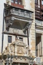 Details of Peles Castle decoration in Romania Royalty Free Stock Photo