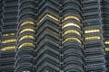 Details of Petronas Twin Tower, Kuala Lumpur, Malaysia Royalty Free Stock Photo