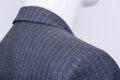 Details on the pinstripe suit coat Royalty Free Stock Photo