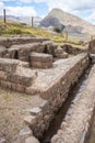 Details of Pisac, former Inca city, Peru Royalty Free Stock Photo