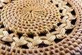Details of rattan woven crafts