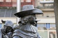 Details Of The Rembrandt Monument At The Rembrandtplein At Amsterdam The Netherlands 2019