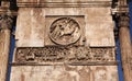 Details Roman Soldiers Constantine Arch Rome Italy Royalty Free Stock Photo