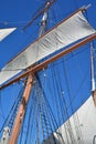 Details of sail boat Royalty Free Stock Photo