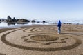 Details in the sand art