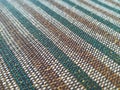 Details and Selective Focus of Striped Carpet, Suitable for Background Use Royalty Free Stock Photo