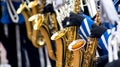 Details from a showband Royalty Free Stock Photo