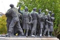 Details of Soviet Army monument Royalty Free Stock Photo