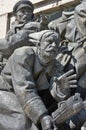 Details of Soviet Army monument Royalty Free Stock Photo