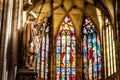 Details of St Vitus` s Cathedral. Prague, Czech Republic