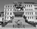 Details statue of Victor Emmanuel II was King of Sardinia