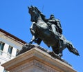 Details statue of Victor Emmanuel II was King of Sardinia