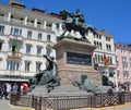 Details statue of Victor Emmanuel II was King of Sardinia