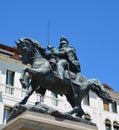 Details statue of Victor Emmanuel II was King of Sardinia