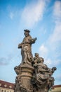 Details Of Statues On Charles Bridge, Prague.