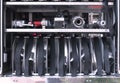 Details and structure of the fire truck Royalty Free Stock Photo