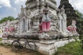 Details temple in Myanmar Royalty Free Stock Photo