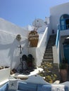 Details at  Thira Santorini, Greece Royalty Free Stock Photo