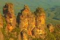 Three Sisters in Blue Mountains Royalty Free Stock Photo