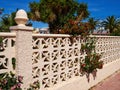 Details of traditional Spanish style house real estate Spain Royalty Free Stock Photo