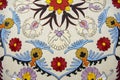 Details of traditional Suzani tapestry, Uzbekistan