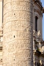 Details of Trajan's column Royalty Free Stock Photo