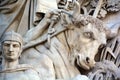 Details of Triumphal Arch of the Star arc de triomphe de l`etoile