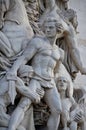 Details of Triumphal Arch of the Star arc de triomphe de l`etoile