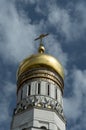 Details of Tsar Bell, Ivan the Great bell tower in Moscow Royalty Free Stock Photo