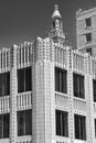 Details of Tulsa`s Art Deco Pythian Building formerly Gillette-Tyrell Building Royalty Free Stock Photo