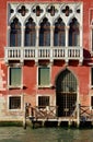 Details of Typical Venetian Gothic Architecture, Venice, Italy Royalty Free Stock Photo