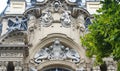 Details of Vajdahunyad Castle, beautiful architecture, Budapest, Hungary