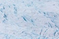 Details of Vatnajokull glacier surface with crevasses