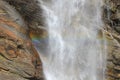Details of a waterfall in mountain Royalty Free Stock Photo
