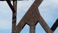 Details of Weathered Steel Truss Bridge