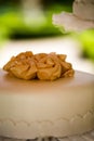 Details of a wedding cake