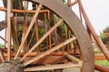 Details of the wheel buckboard